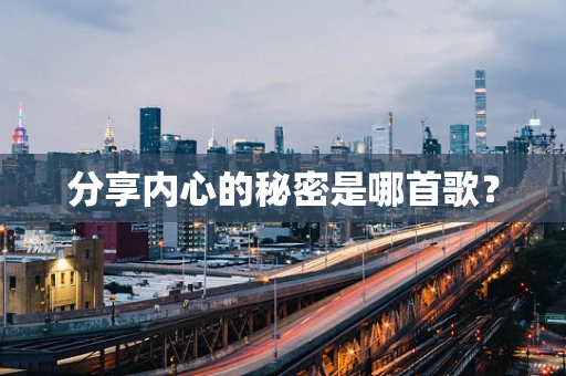 分享内心的秘密是哪首歌？
