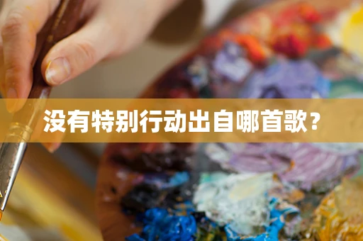 没有特别行动出自哪首歌？