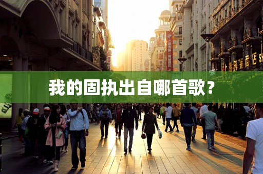 我的固执出自哪首歌？
