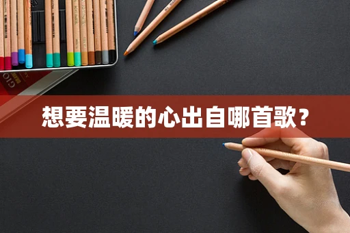 想要温暖的心出自哪首歌？