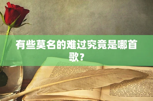 有些莫名的难过究竟是哪首歌？