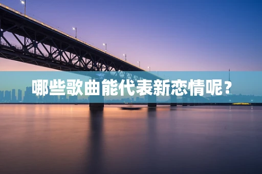 哪些歌曲能代表新恋情呢？