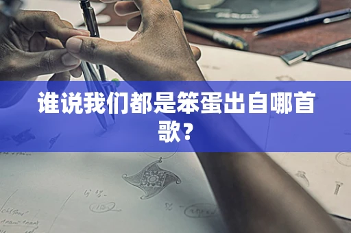 谁说我们都是笨蛋出自哪首歌？