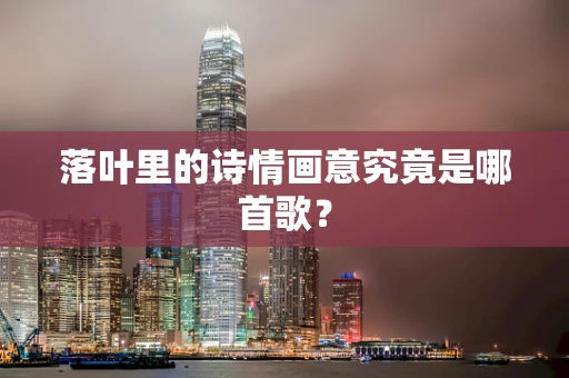 落叶里的诗情画意究竟是哪首歌？