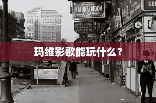 玛维影歌能玩什么？