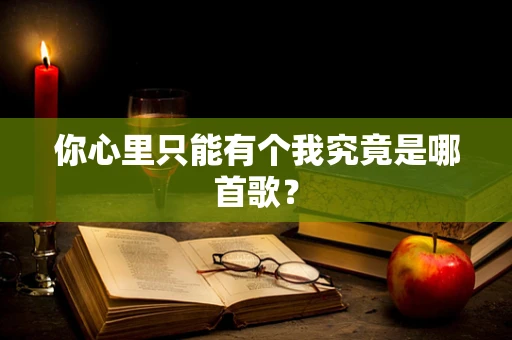 你心里只能有个我究竟是哪首歌？