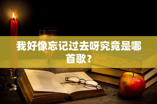 我好像忘记过去呀究竟是哪首歌？