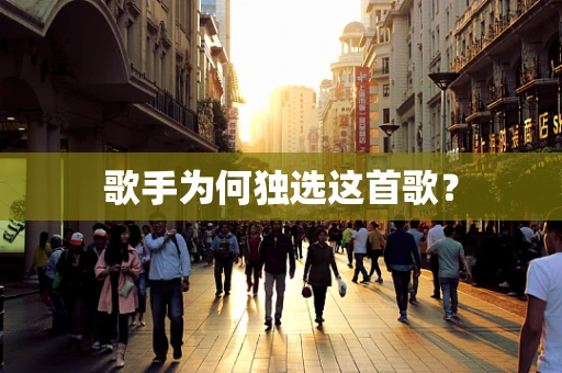 歌手为何独选这首歌？