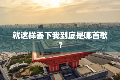 就这样丢下我到底是哪首歌？