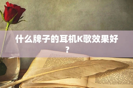 什么牌子的耳机K歌效果好？