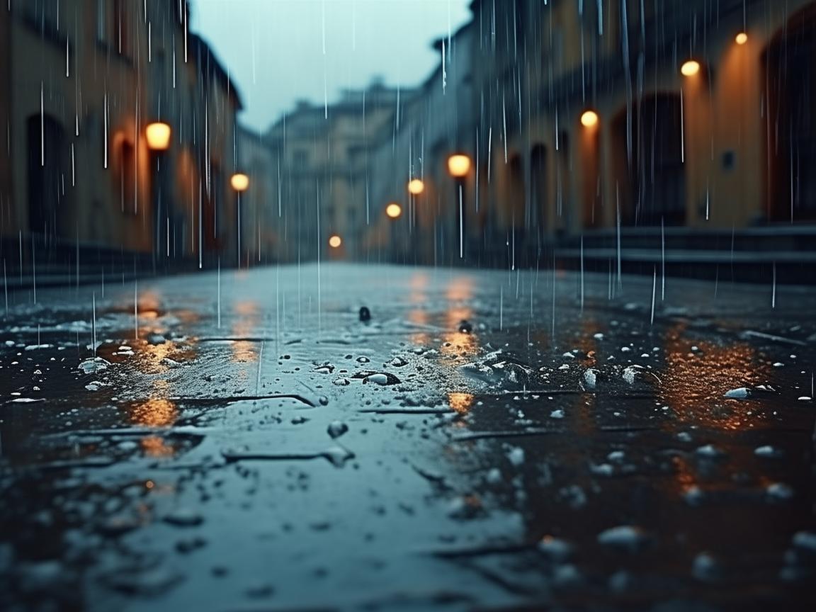 外面下着雨出自哪首歌？